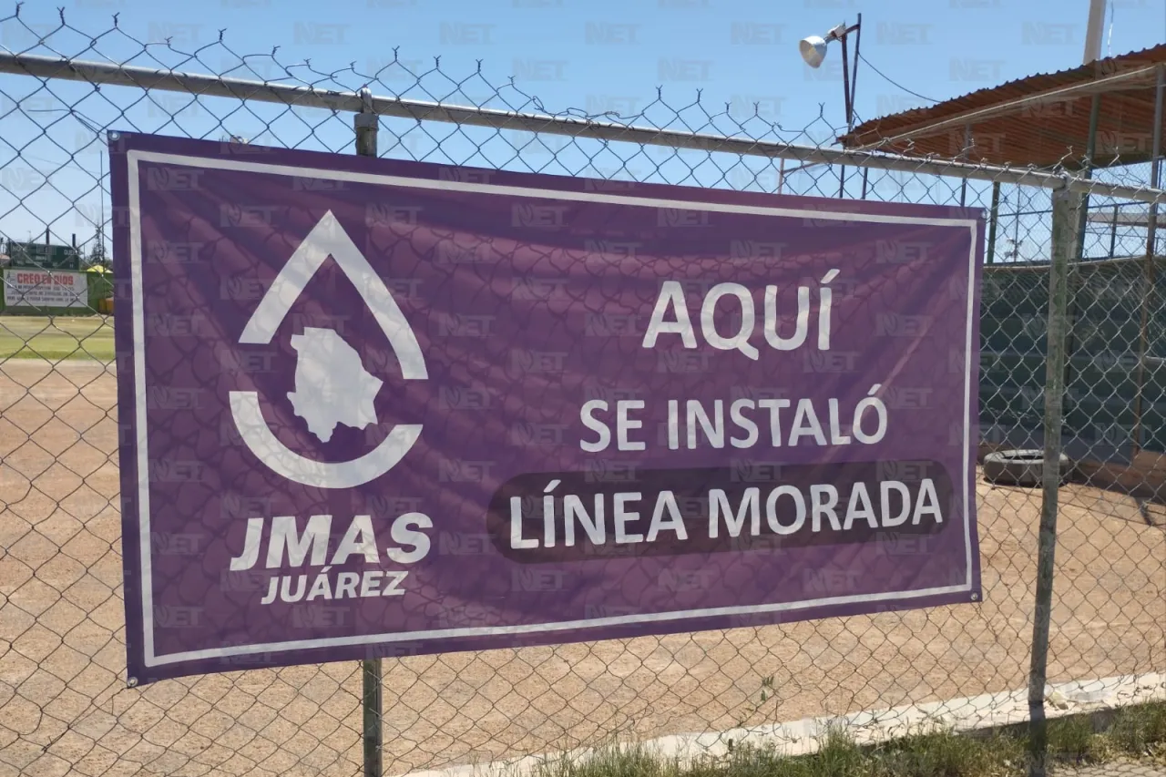 Continúan trabajos de introducción de línea morada en Vicente Guerrero