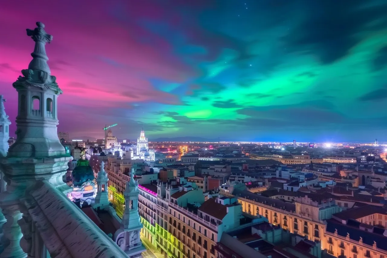 Fotos: Auroras boreales cubren de colores ciudades del mundo