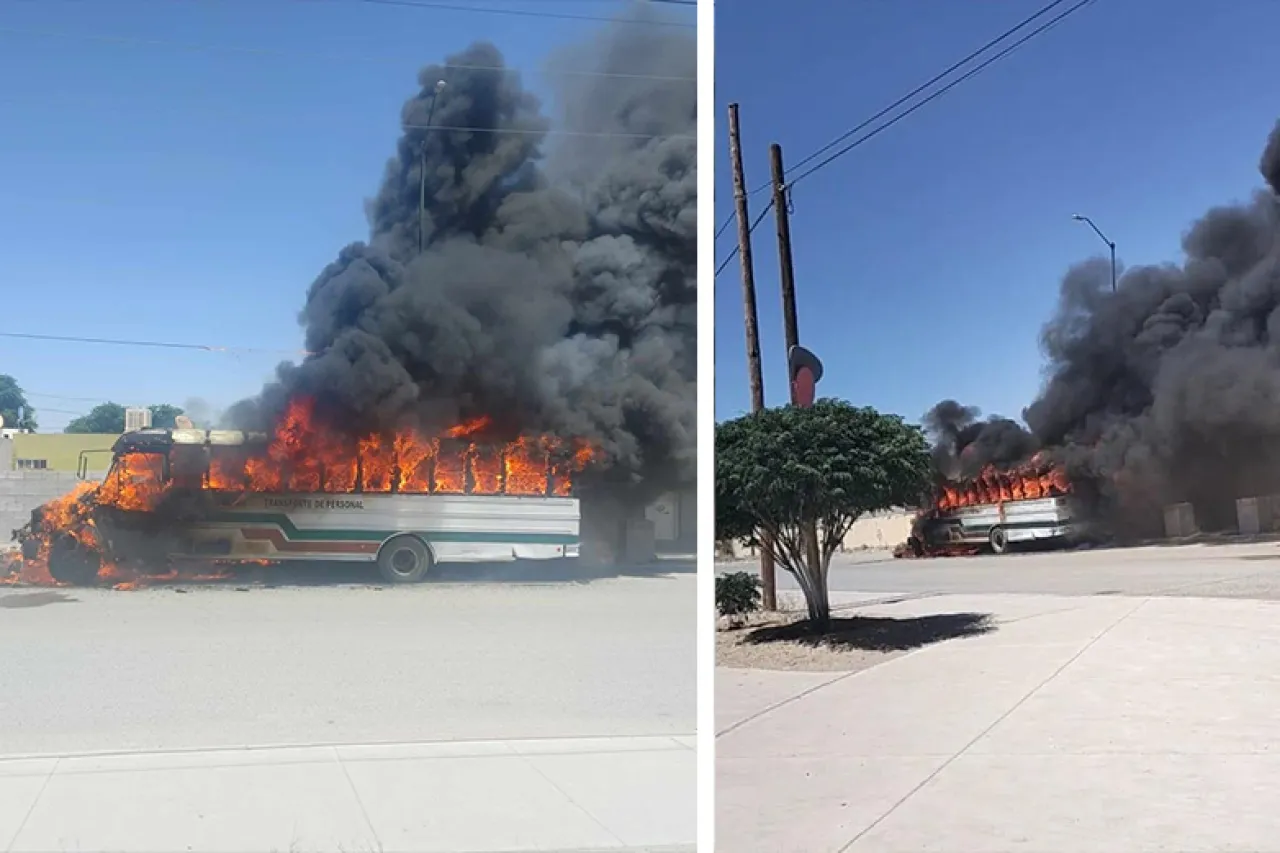 Descartan que incendio en camión en Cerradas de Oriente II fuera provocado