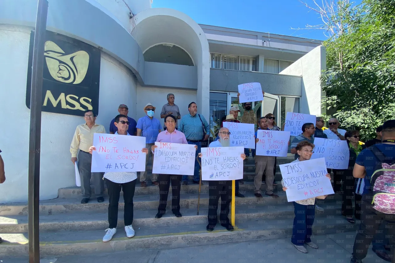 Protesta la APCJ contra el IMSS por edificio arrendado