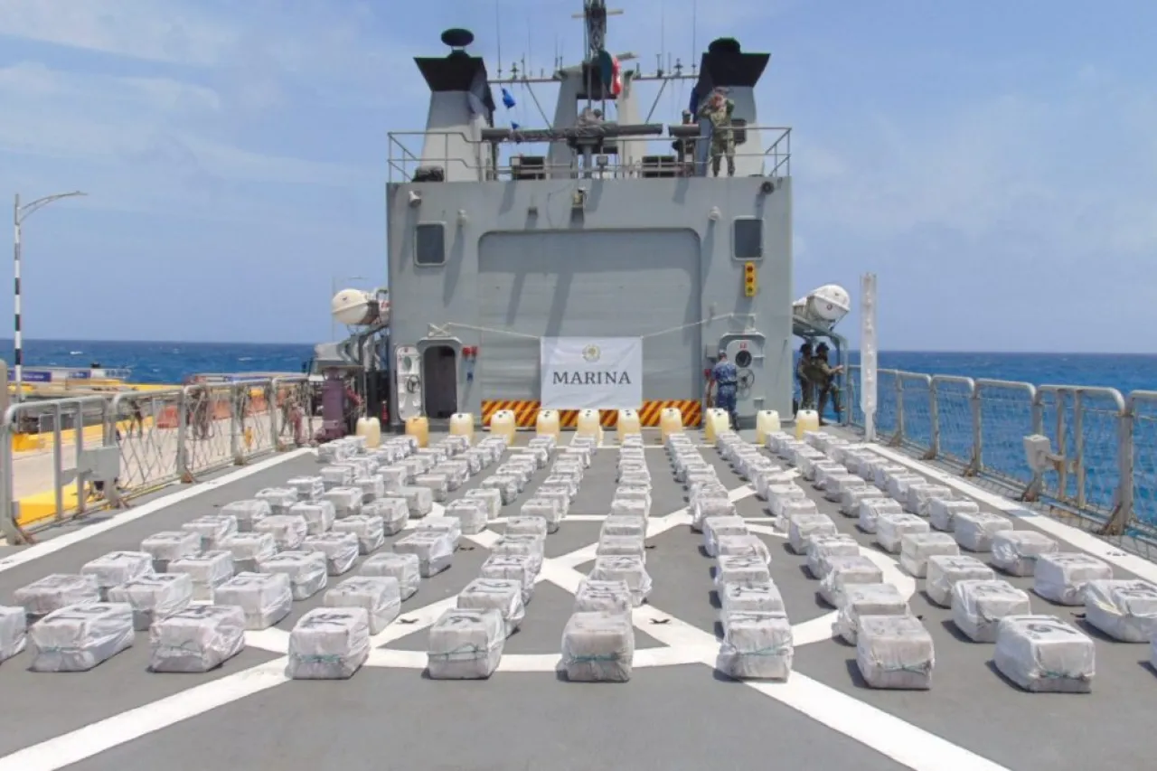 Decomisa Semar 3 toneladas de cocaína en Quintana Roo