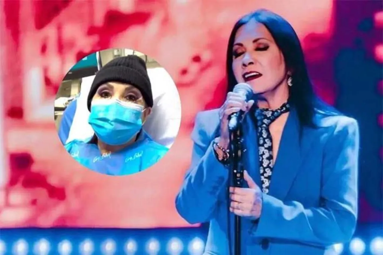 Ana Gabriel aparece con mascarilla de oxígeno en concierto en Chile