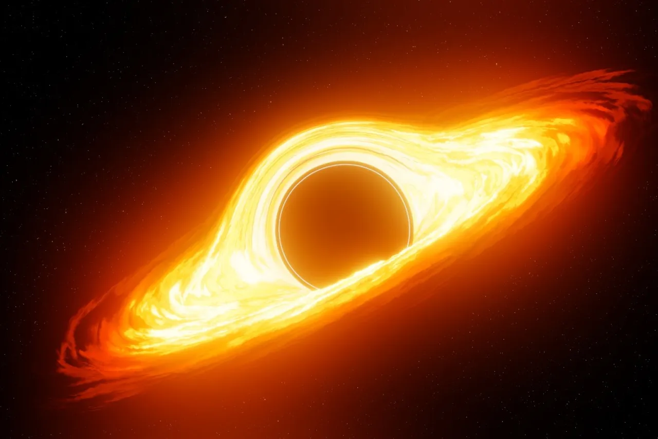 Descubren fusión de dos enormes agujeros negros