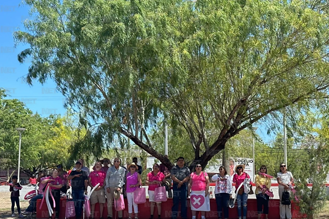 Marea Rosa en Juárez escucha el mensaje de Xóchitl Gálvez 