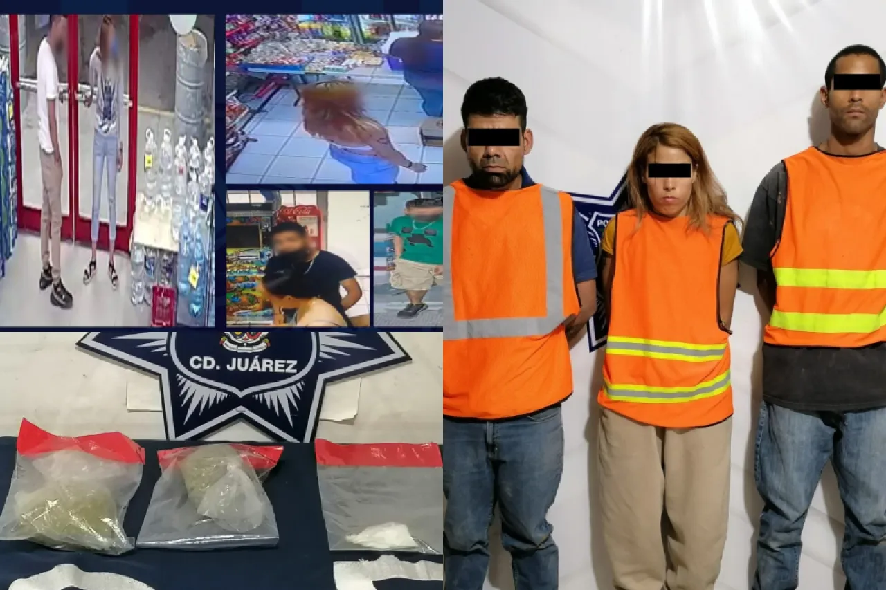 Juárez: Detienen a 3 con narcóticos; los investigarán por asaltos