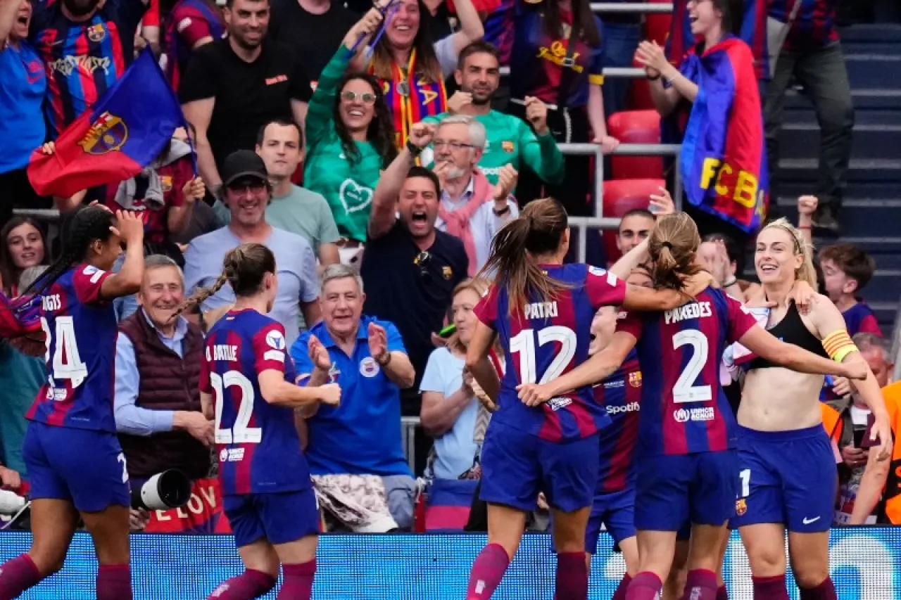 Barcelona Femenil se corona campeón de la Champions