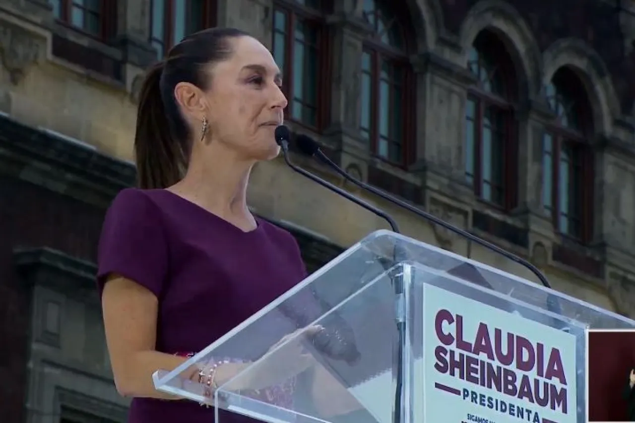 Claudia Sheinbaum virtual presidenta de México: INE