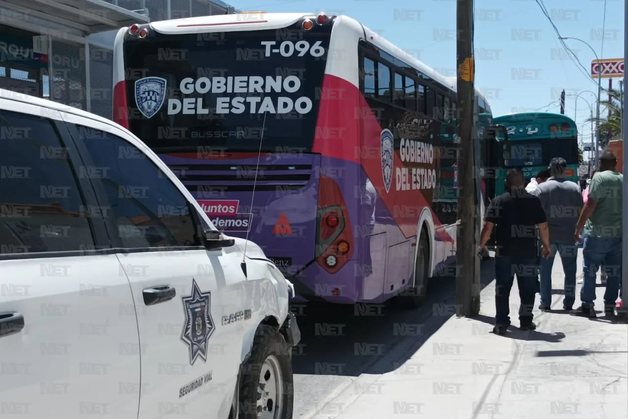 Rutera choca Juárez Bus en la 16 de Septiembre