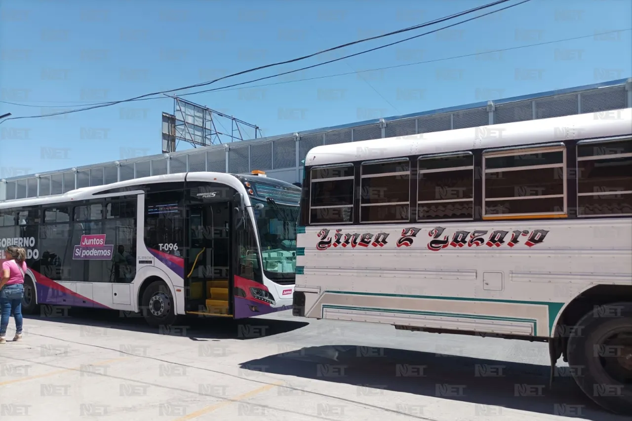 Rutera choca Juárez Bus en la 16 de Septiembre