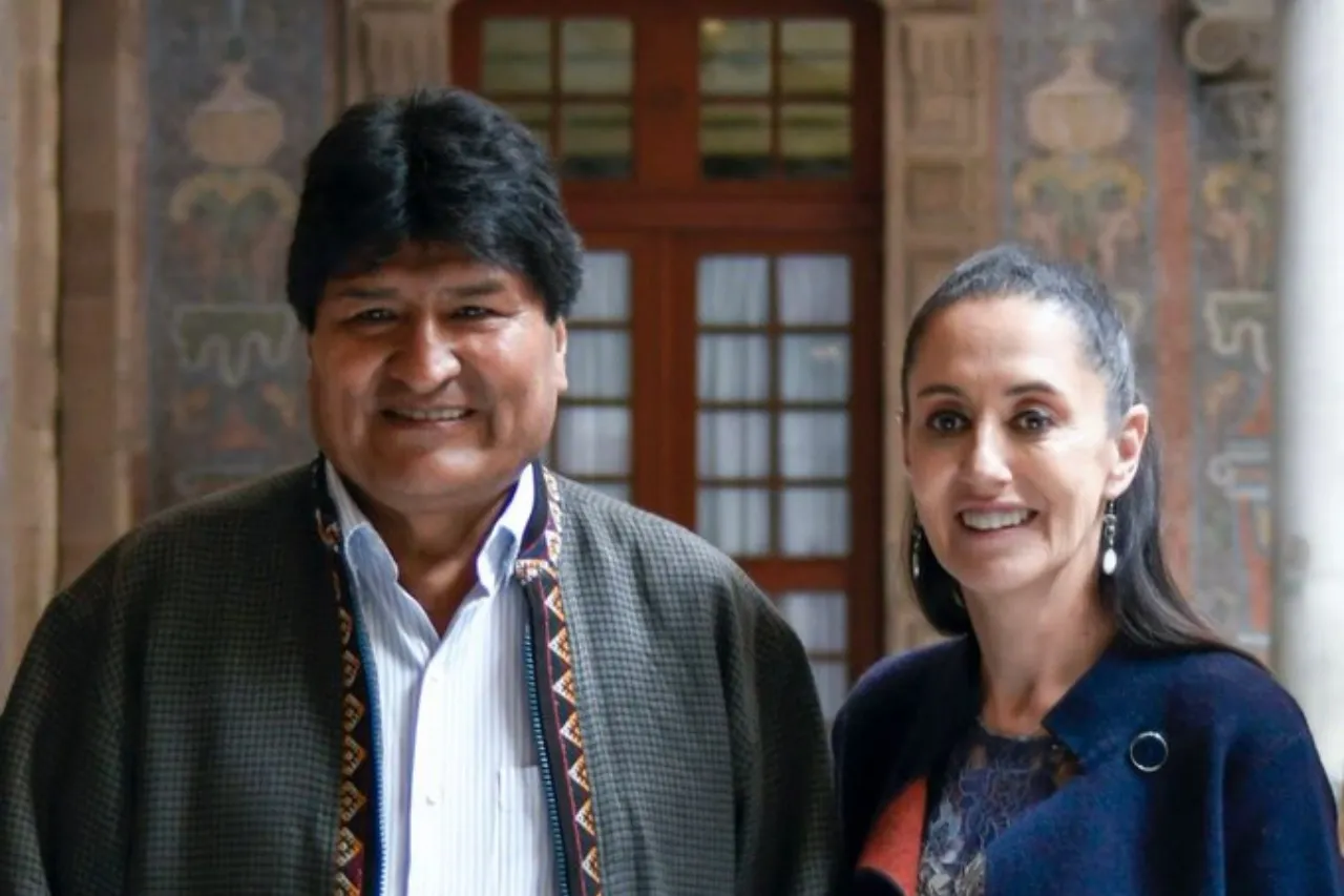 Felicita Evo Morales a Claudia Sheinbaum ante posible triunfo en votaciones