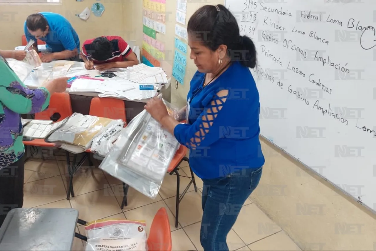 Inicia conteo de votos en casillas del Valle de Juárez