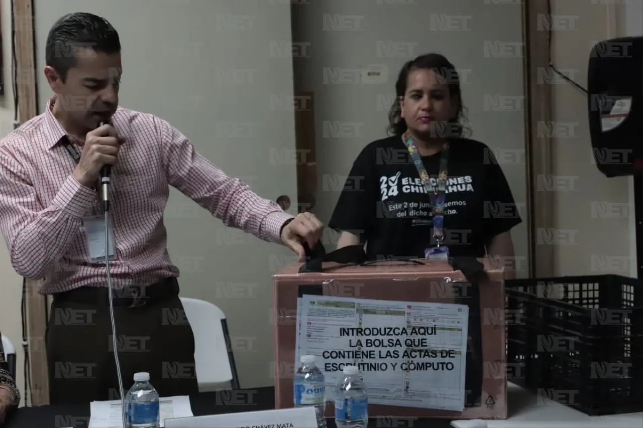 Llegan paquetes electorales a Asamblea Municipal de Chihuahua