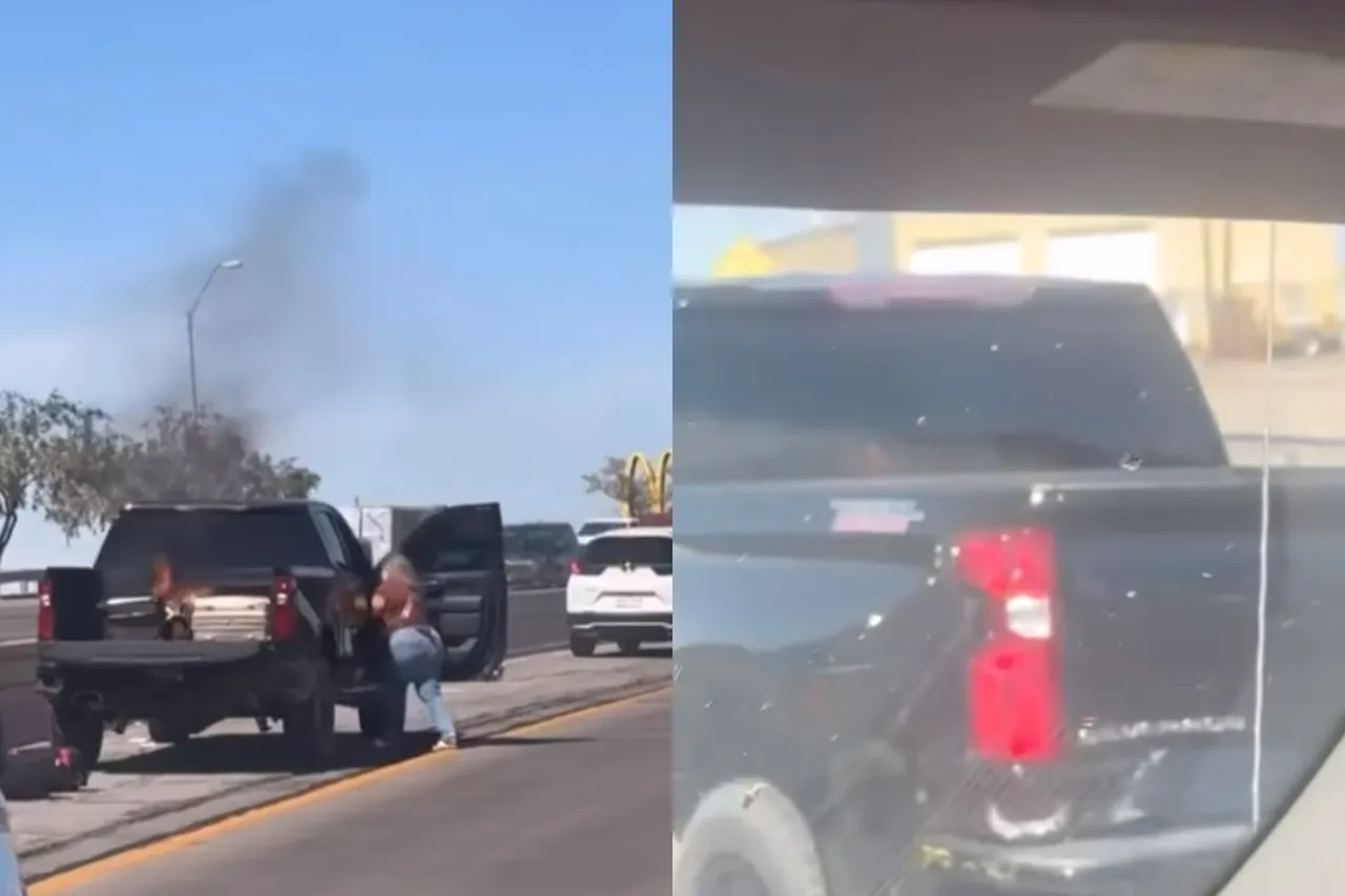 Se incendian artículos en caja de camioneta en la I-10 de El Paso