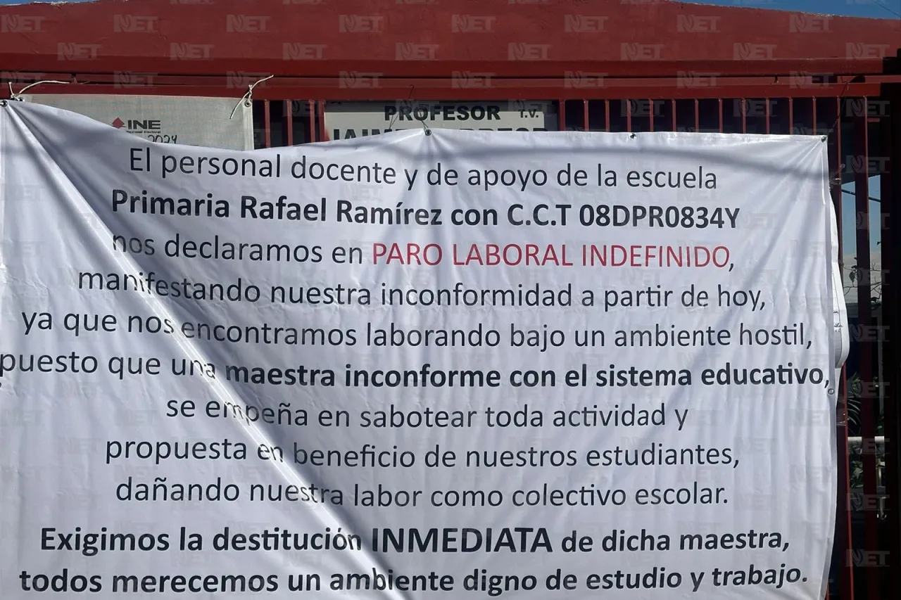 Juárez: Suspenden clases en primaria por maestra ‘incómoda’