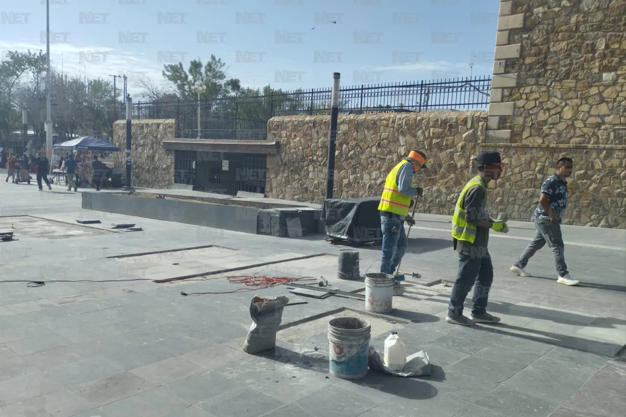 Avanza rehabilitación del Centro Histórico de Juárez