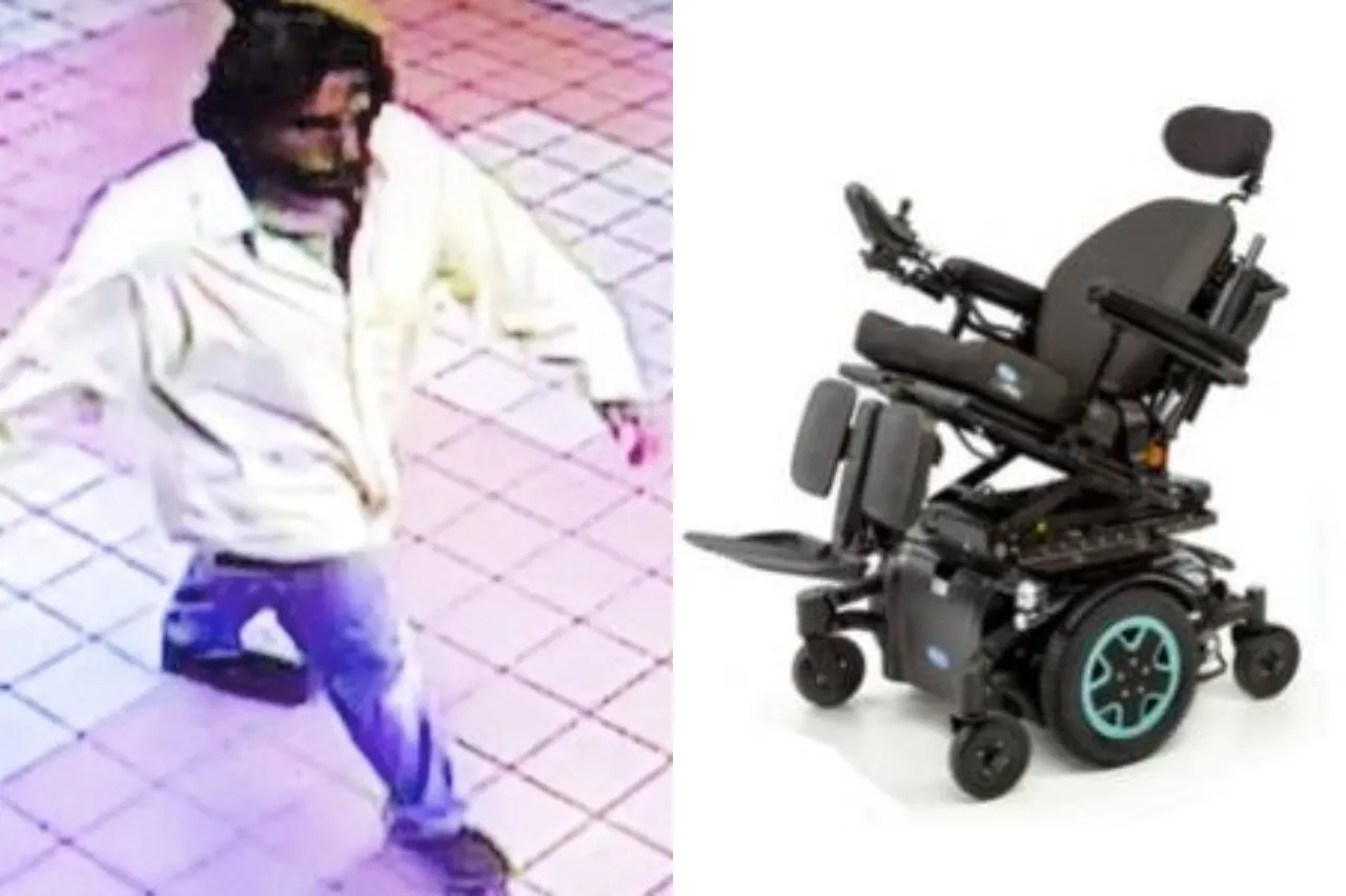 El Paso: Buscan a hombre por robo de silla de ruedas motorizada
