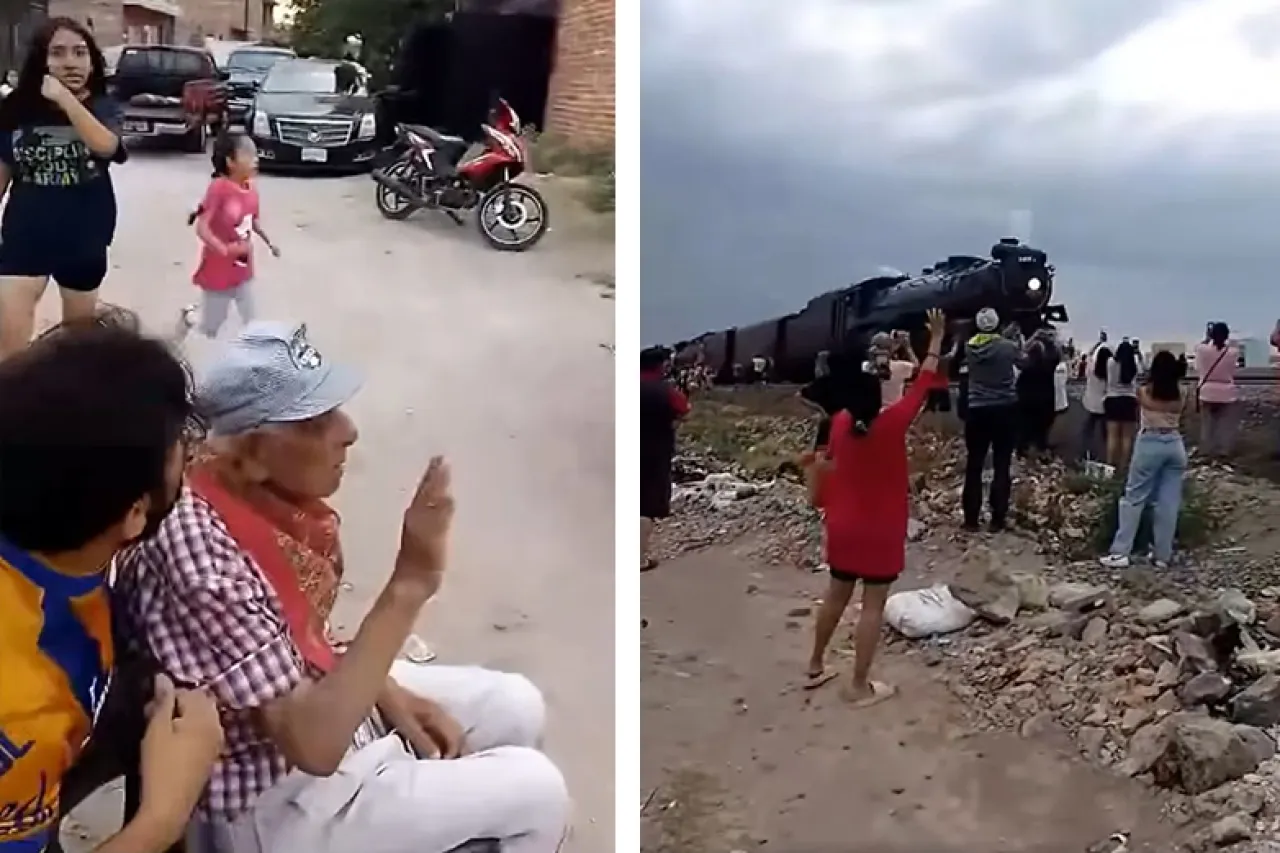 Exmaquinista de 99 años se despide de locomotora ‘La Emperatriz’