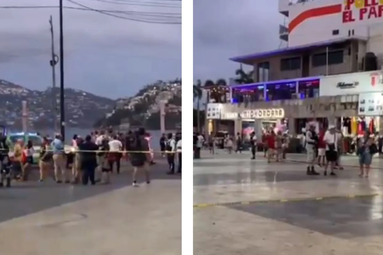 Detonación de artefacto en zócalo de Acapulco deja al menos 4 lesionados