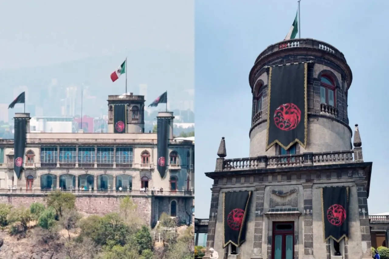 La reina Rhaenyra Targaryen reclama el Castillo de Chapultepec como suyo