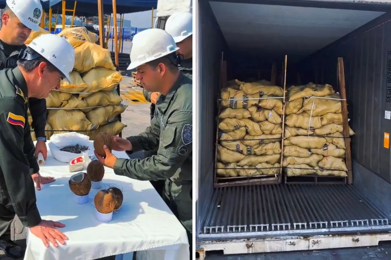 Colombia incauta cocaína diluida en agua de coco que iba rumbo a España