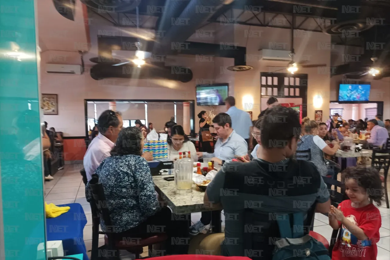 Reportan filas en algunos restaurantes por festejos del Día del Padre