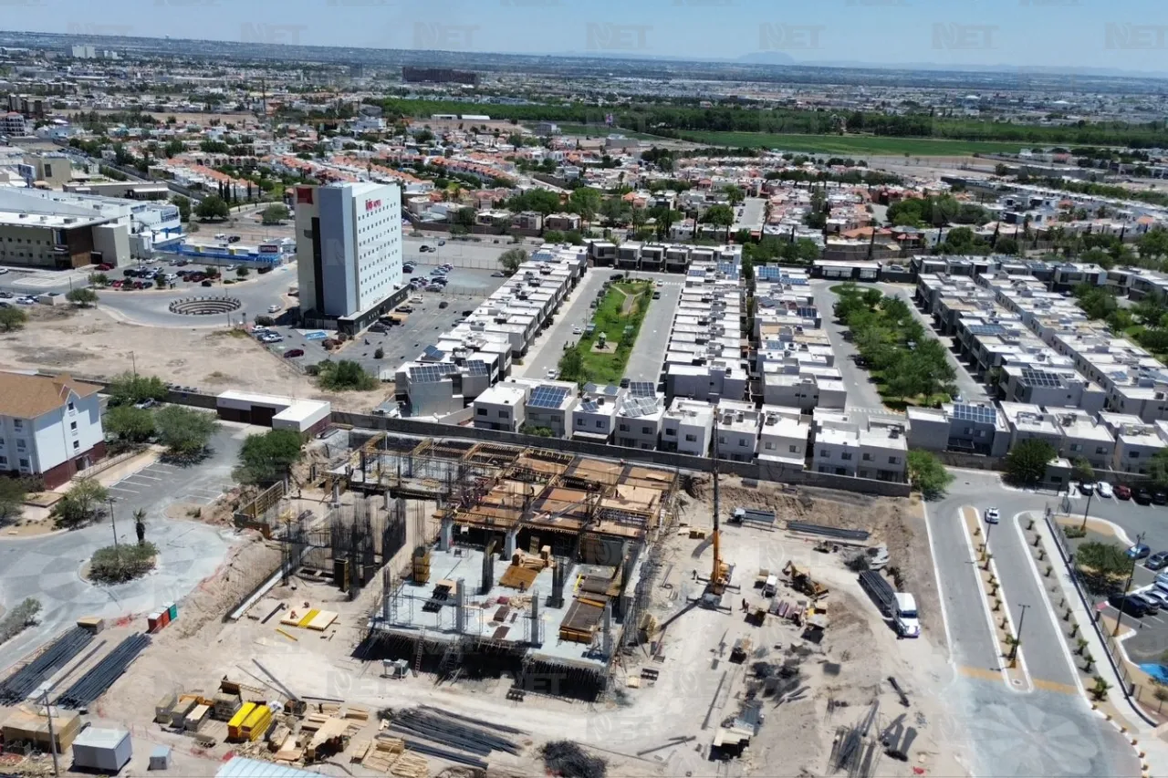 Avanza construcción de edificio de 31 pisos en Juárez 