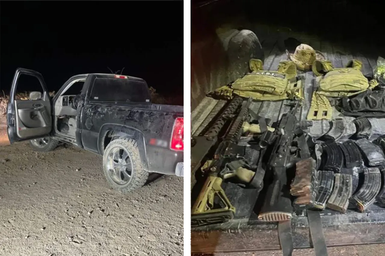 Aseguran armas abandonadas en Chihuahua