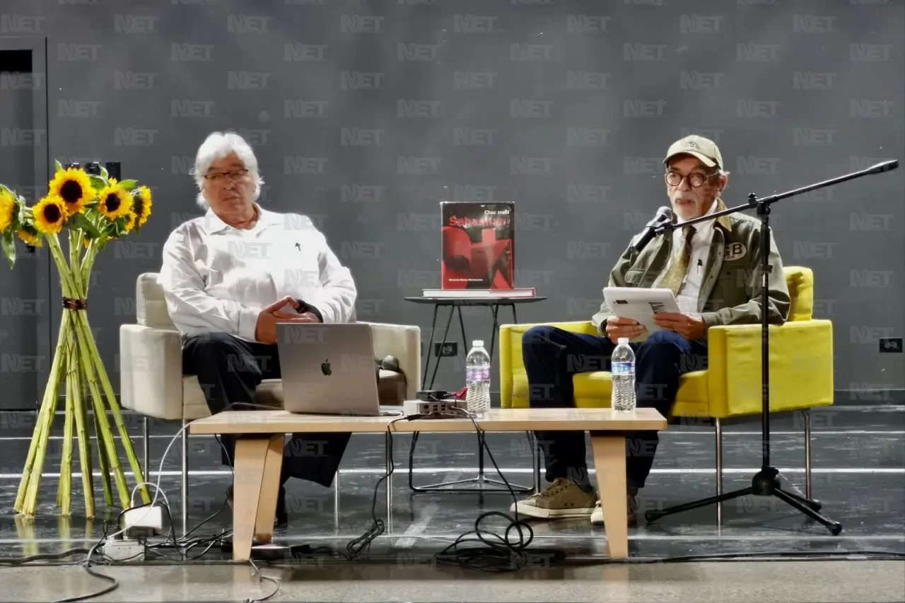 Sebastián Carbajal presenta libro en Juárez