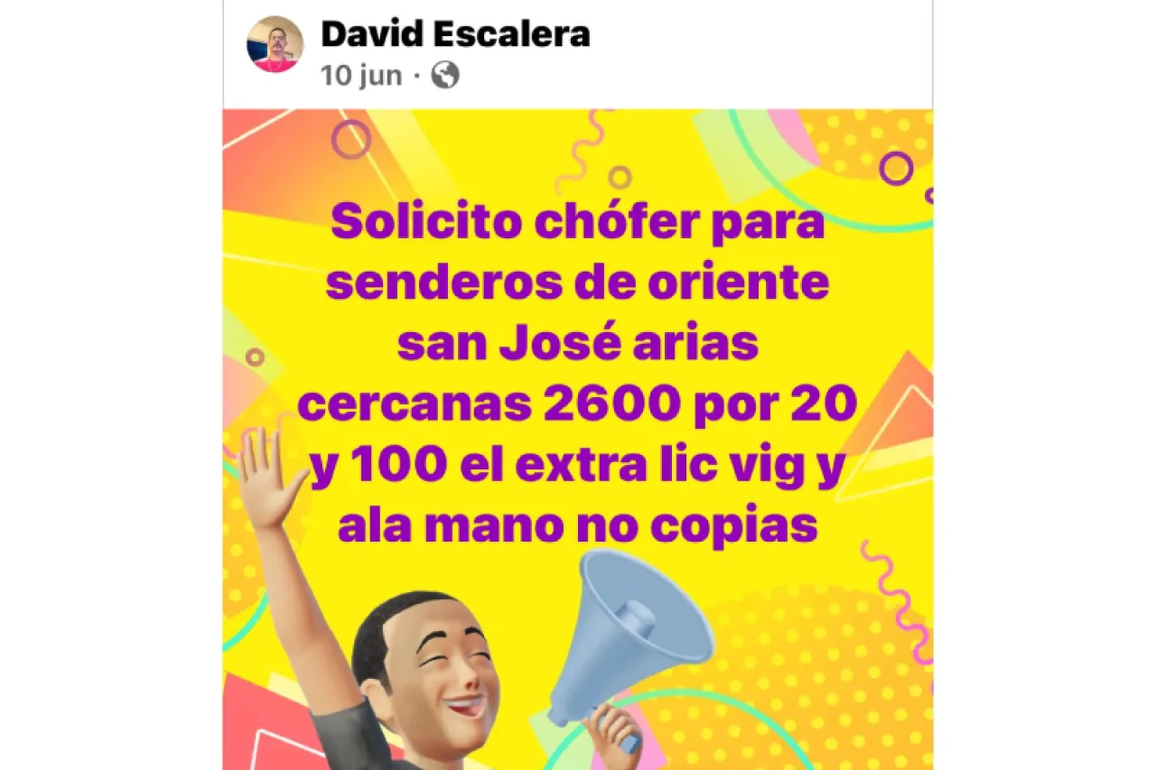 Ganan choferes de personal 125 pesos por viaje