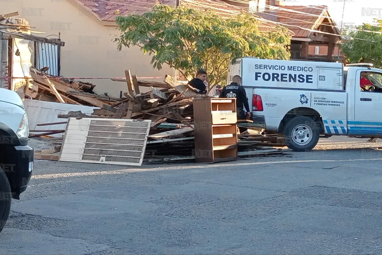 Juárez: Muere hombre al ser aplastado por el techo de una casa