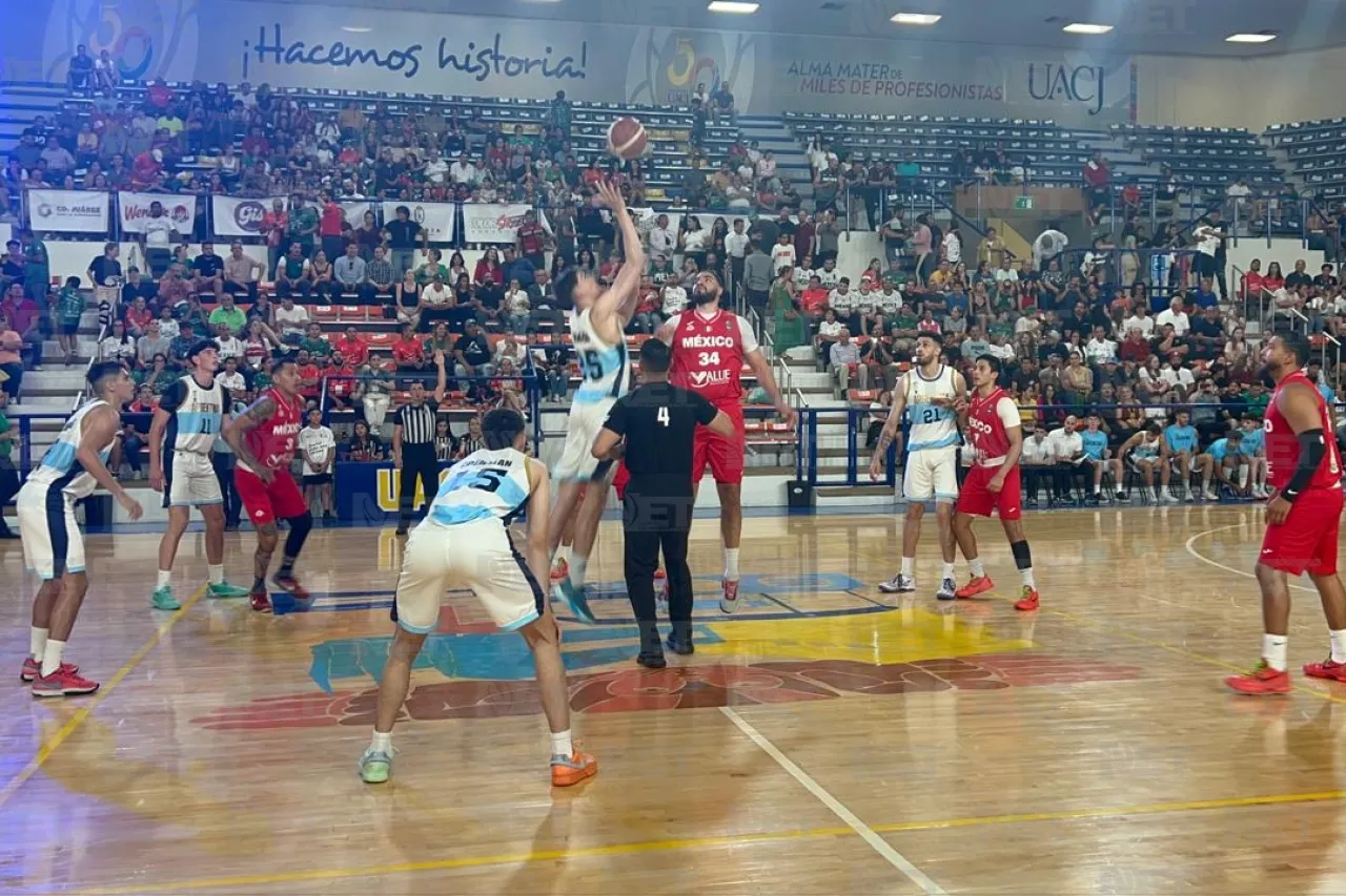 Vence Tri de basquet a Argentina en Ciudad Juárez