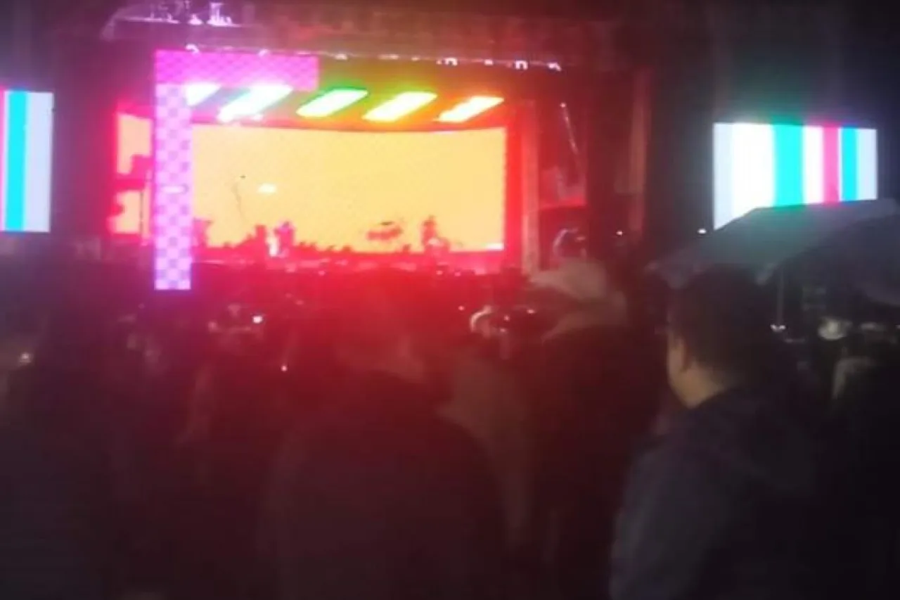 Se desata balacera en concierto de Gerardo Ortiz