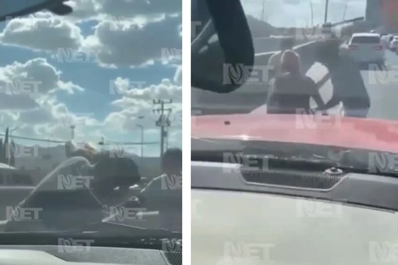 Video: Pelea tras choque sorprende a conductores