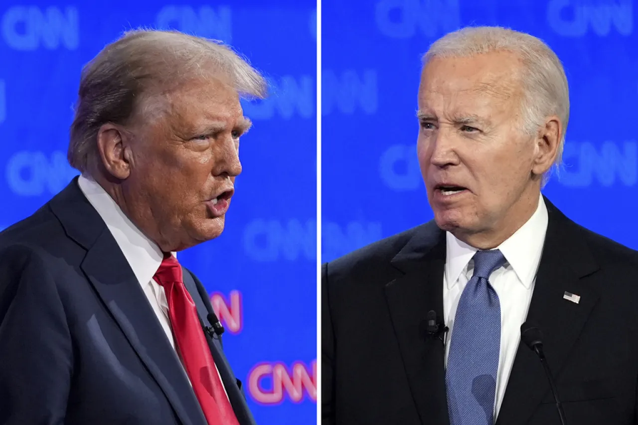 Trump y Biden chocan sobre economía y aborto en Debate Presidencial