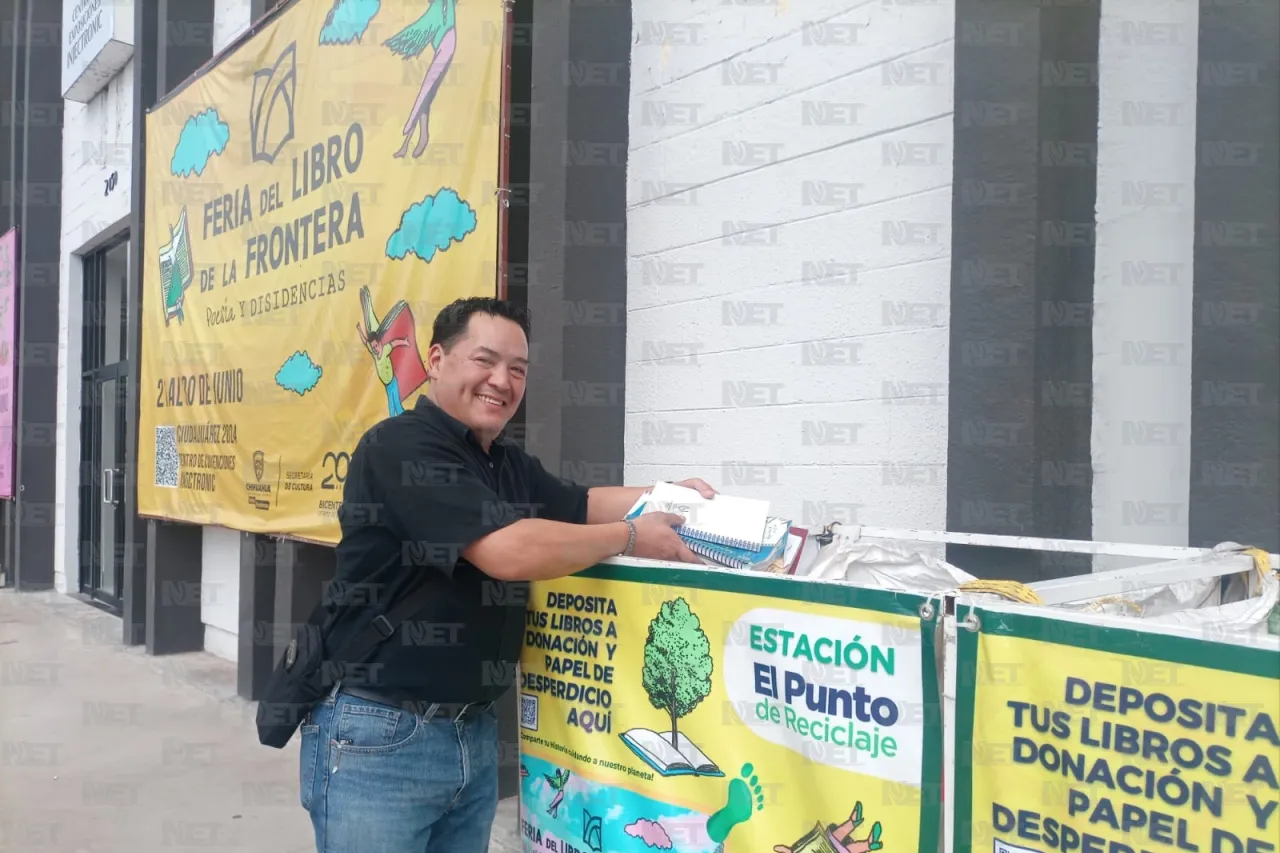 Invita Canaco a reciclar libros en la Feria del Libro de la Frontera