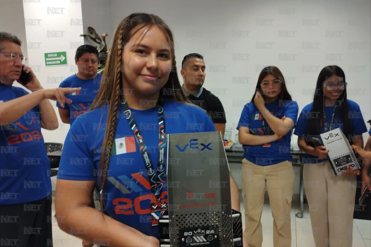 Inspiran alumnas del Cecytech en competencias de robótica
