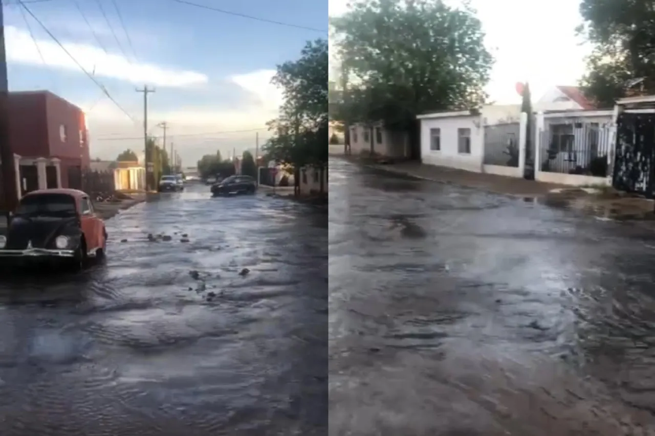 Suspenden servicio de agua por megafuga en Cuauhtémoc