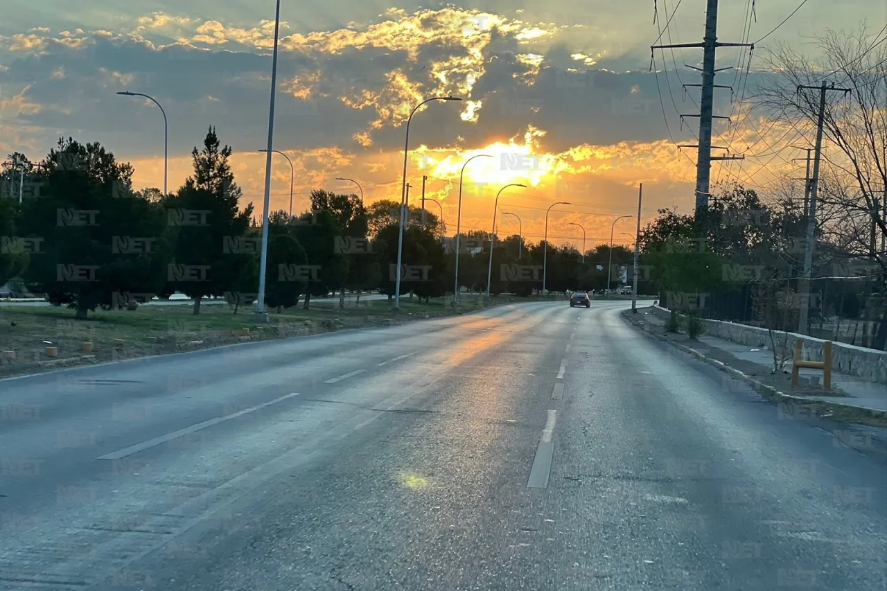 Así se vio hoy el amanecer en Juárez