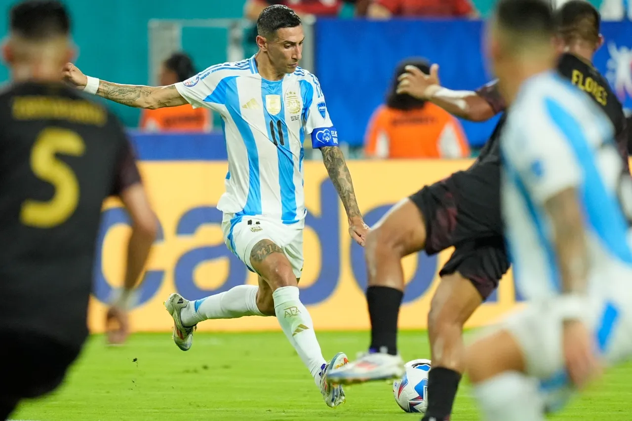 Di María brilla en su último baile con Argentina en Copa América