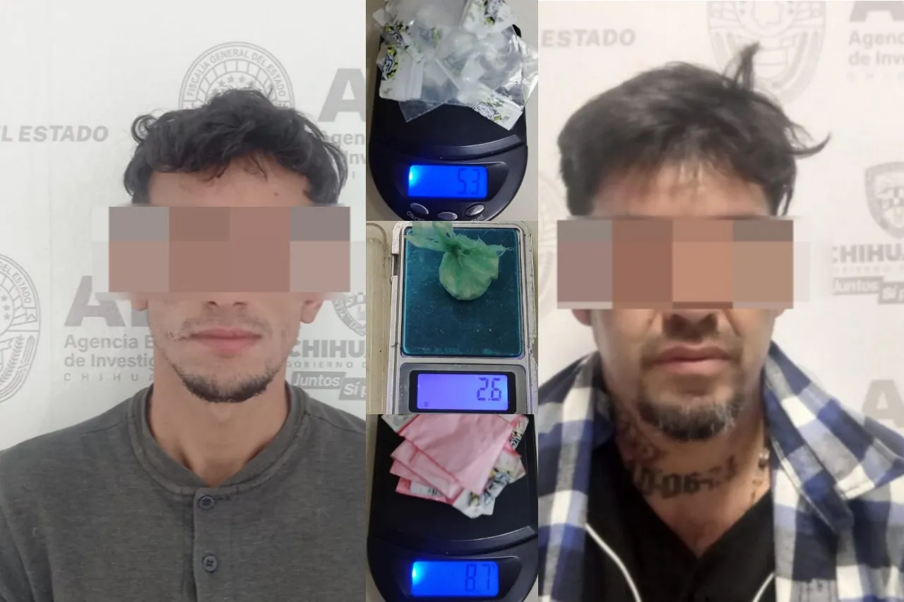 Cuauhtémoc: Sorprenden a dos hombres con droga