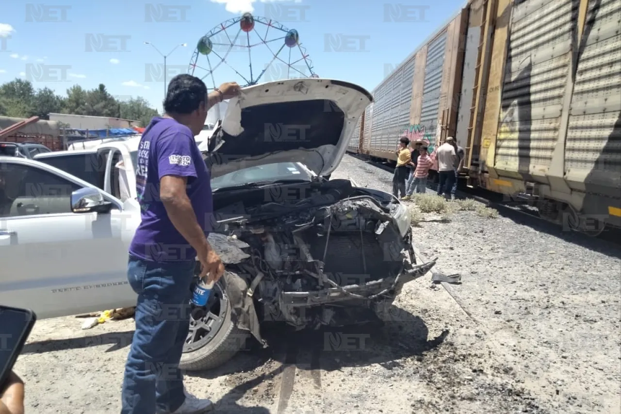 Tren embiste a familia en Samalayuca