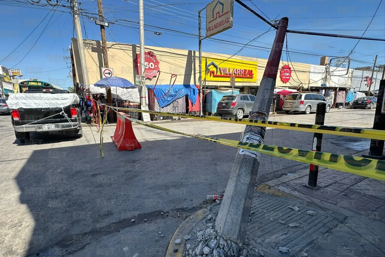 Cierran parte de la Velarde por poste a punto de caer