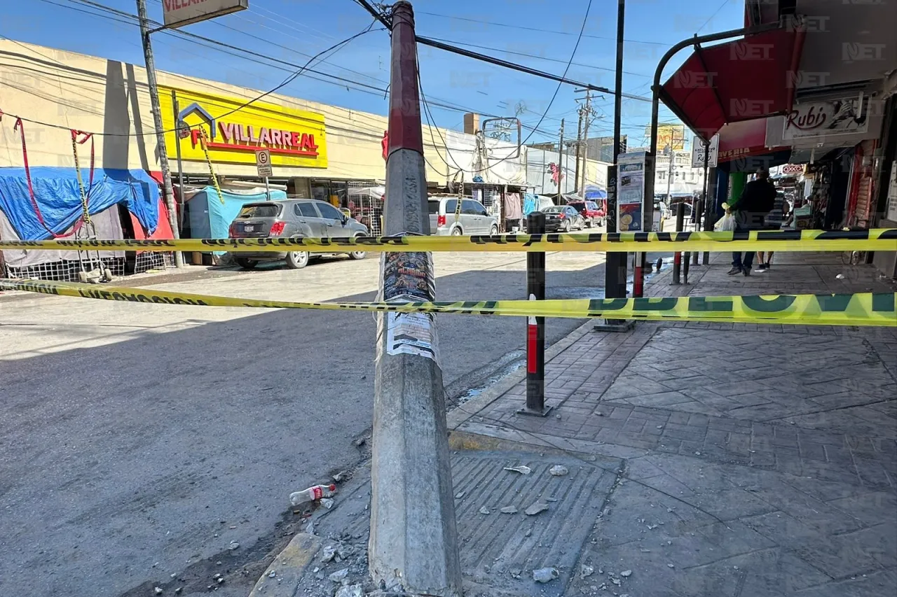Cierran parte de la Velarde por poste a punto de caer