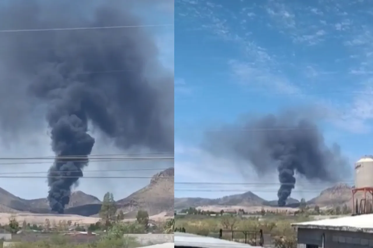 Se incendia relleno sanitario en Chihuahua