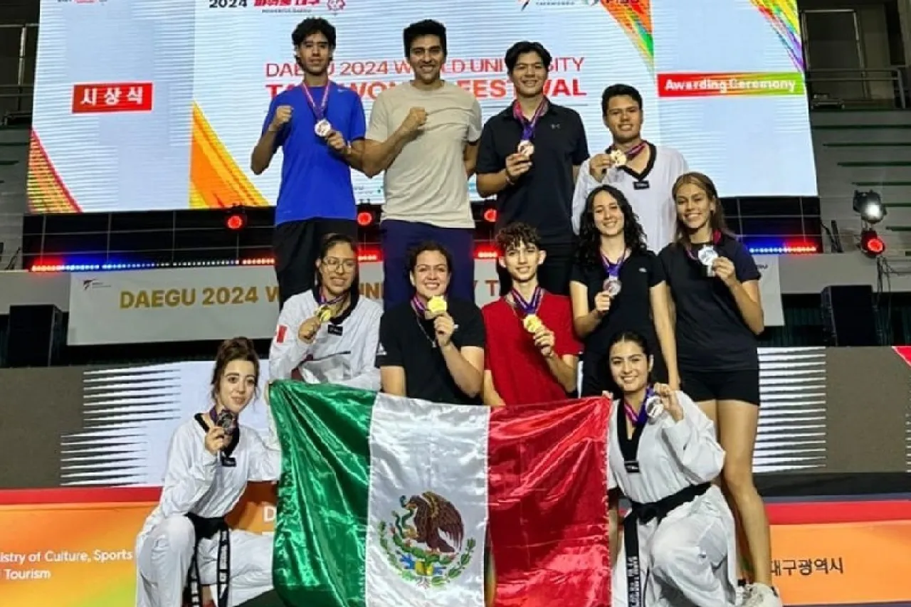 Juarense Laura Ovalle se lleva la plata en Mundial Universitario taekwondo