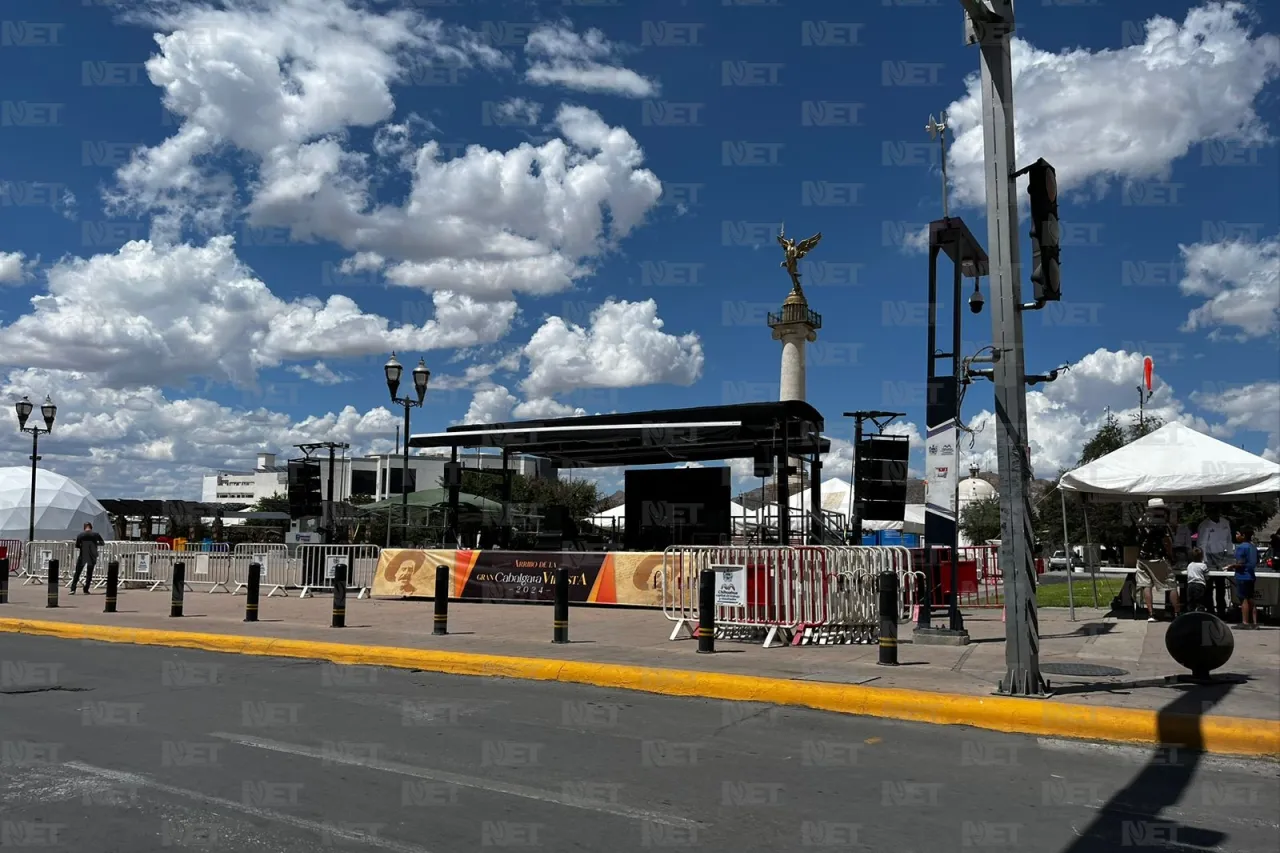 Cierran calles por llegada de Cabalgata Villista en Chihuahua