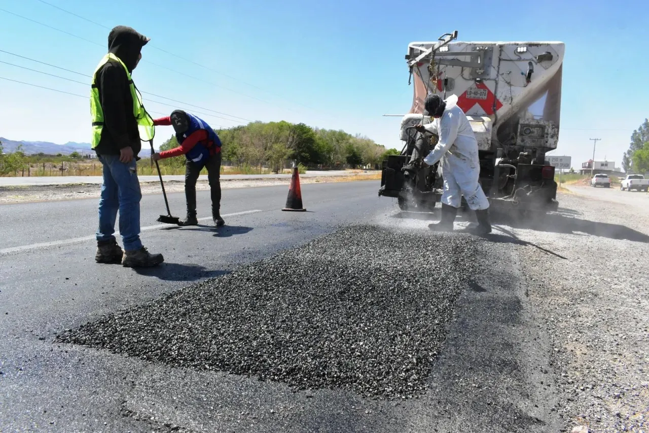 Tiene programa de bacheo 60 por ciento de avance en tramos federales