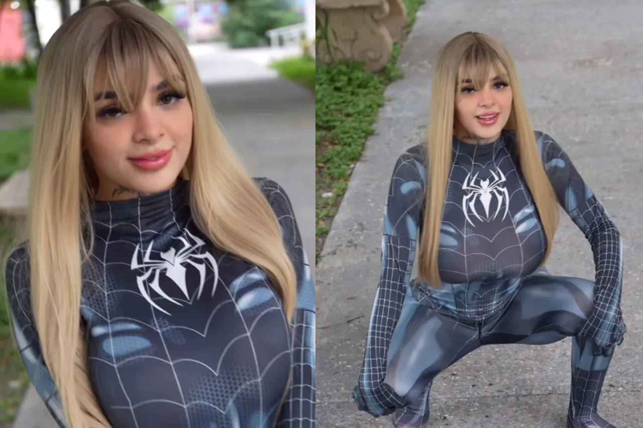 Karely Ruiz enloquece a sus seguidores con traje de Spider-Man