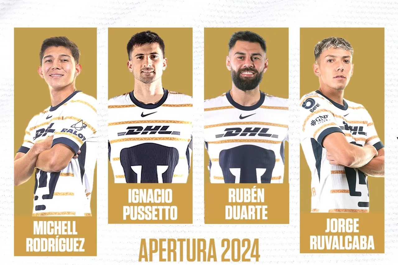 Pumas presenta a sus cuatro fichajes