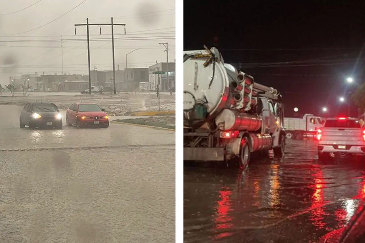 Se registran inundaciones en la región centro sur del estado